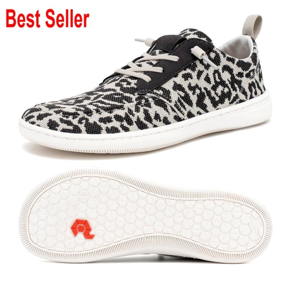 Wide Toe Box Minimalist Walking Shoes Zero Drop Slip On